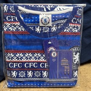 Chelsea FC Holiday Pajamas / Lounge Set